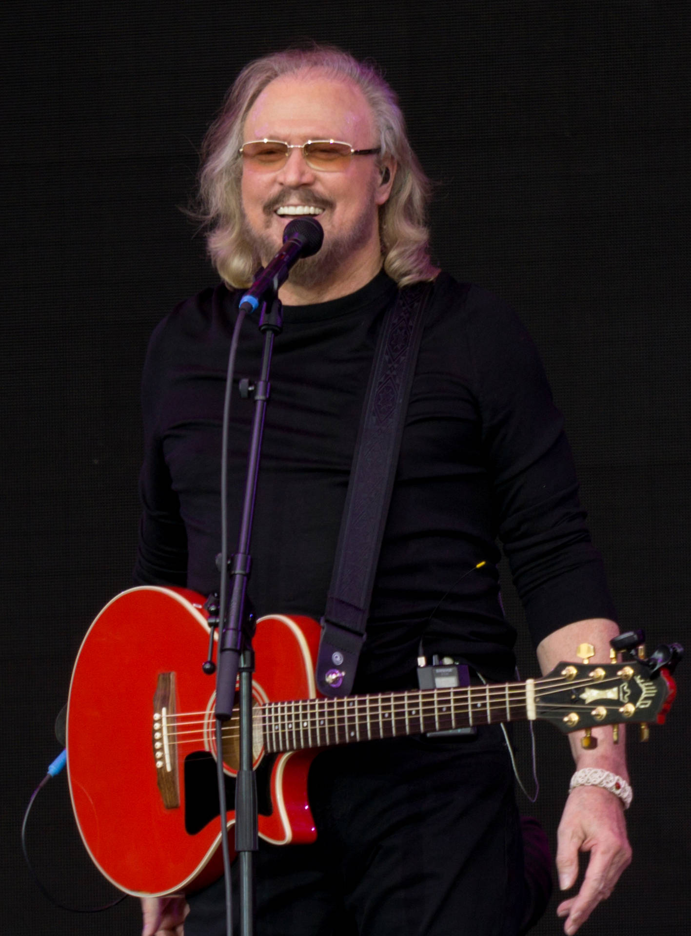 Bee Gees Barry Gibb Glastonbury Festival 2017 Picture