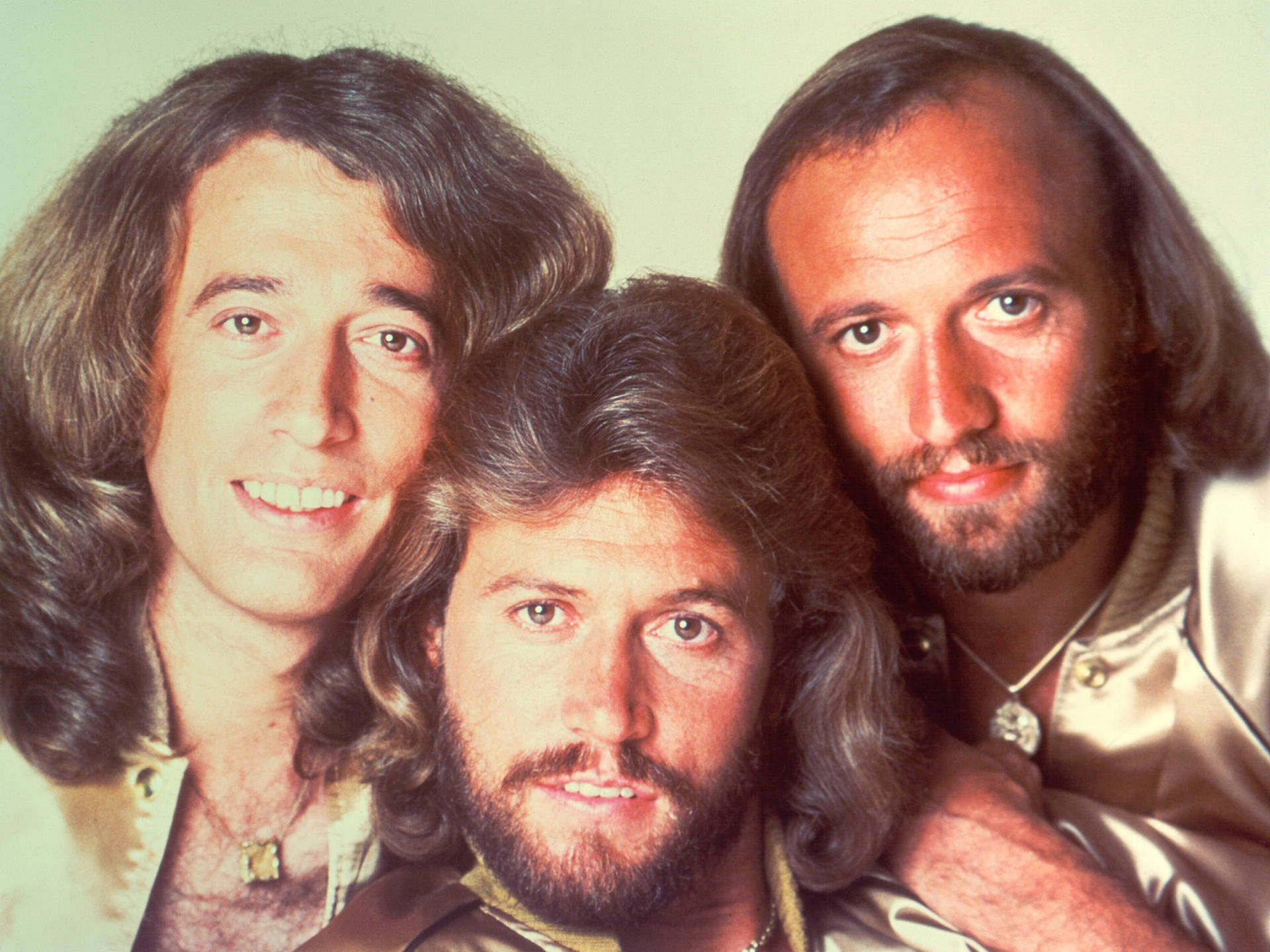 Bee Gees Group Portrait 1977 Background