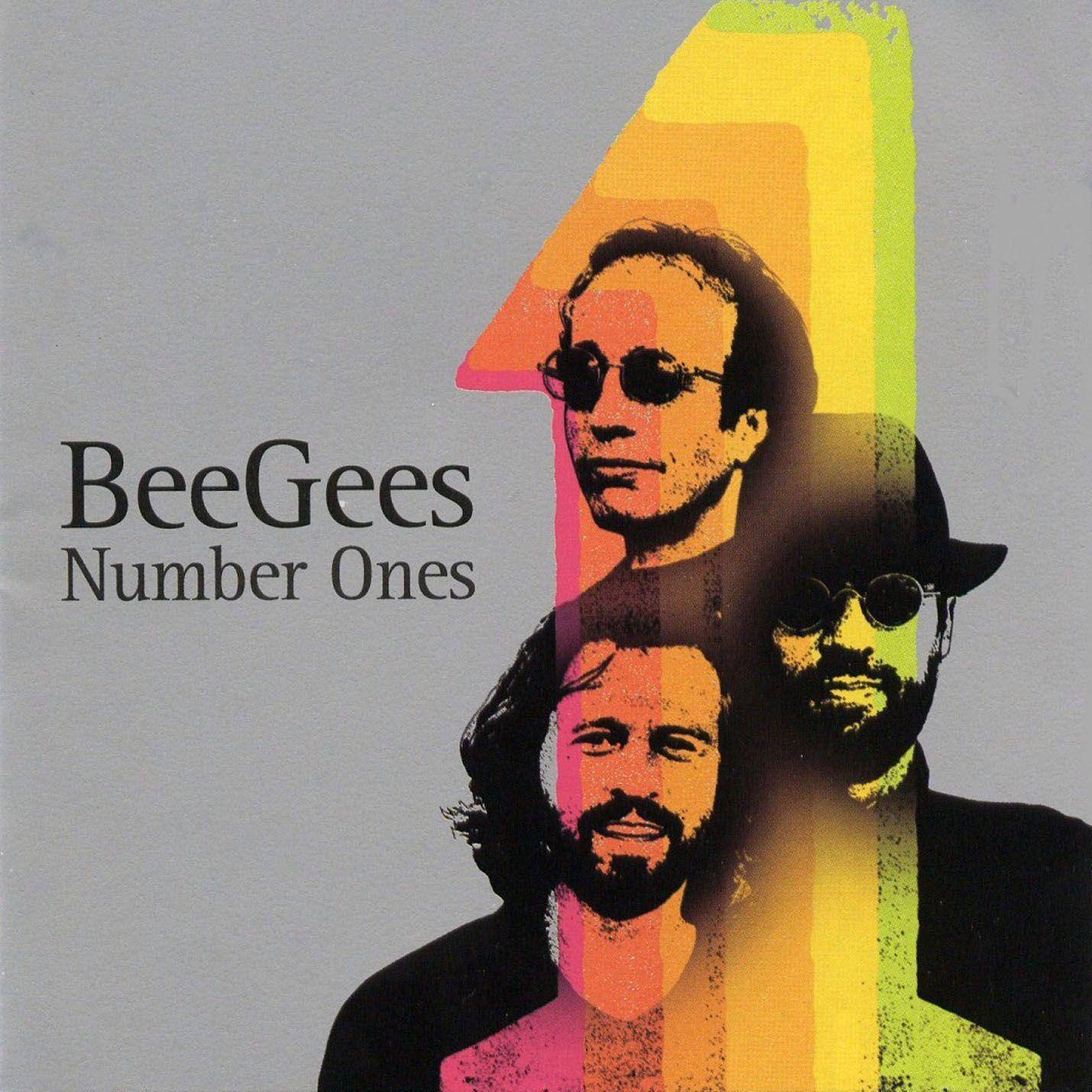 Bee Gees Number Ones Compilation Album Cover Background