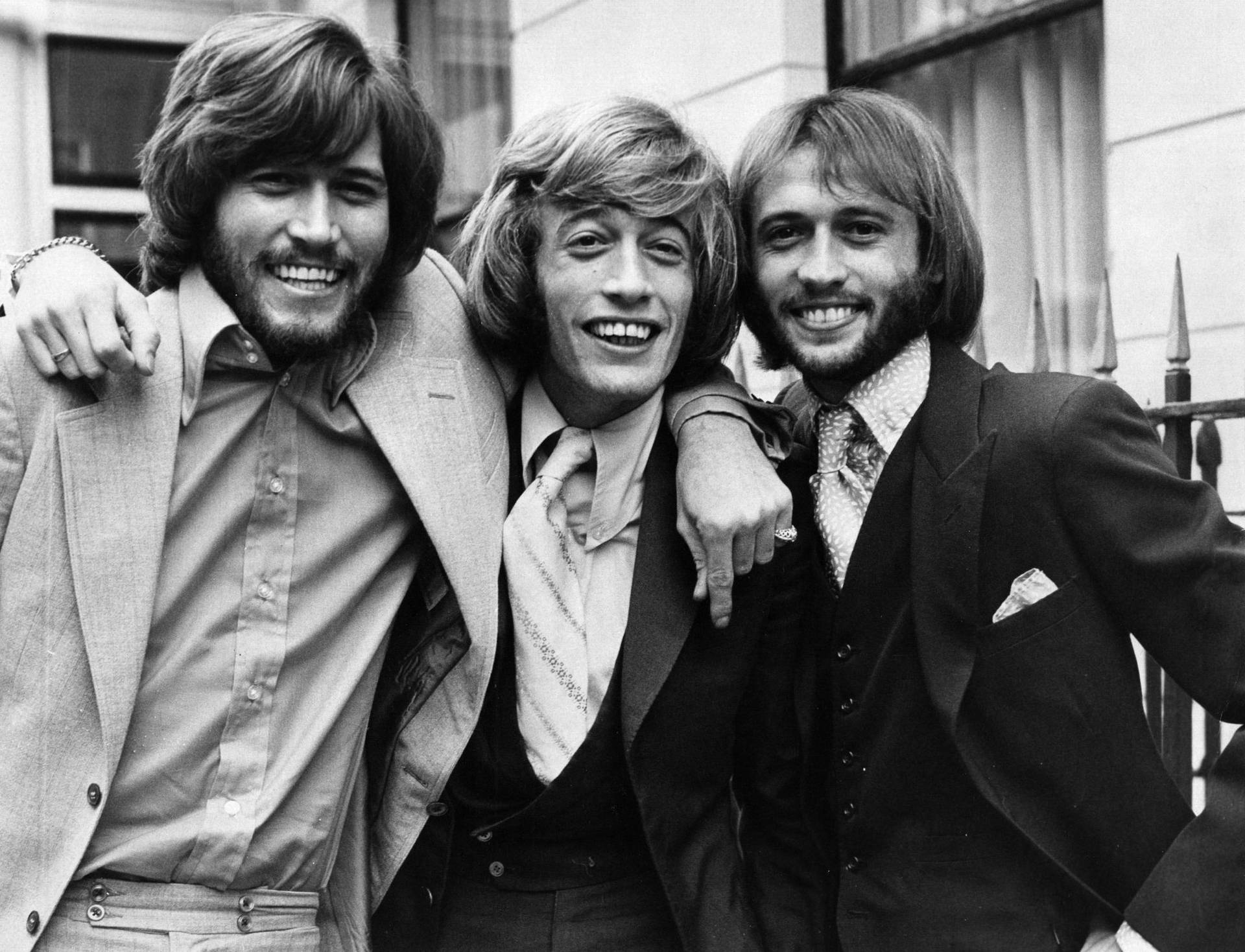 Bee Gees Pop Group 1970 London Background