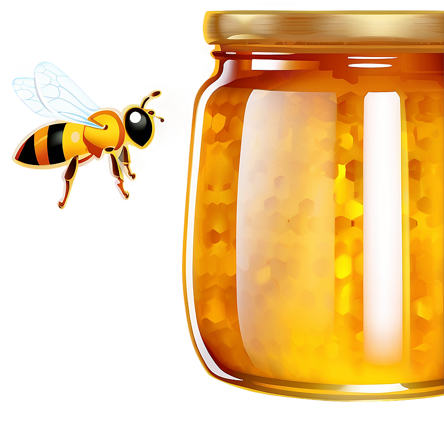 Bee Honey Jar Png Lsa PNG