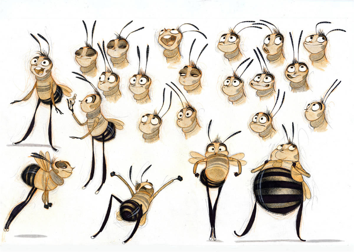 Bee Movie - Barry B. Benson in Action Wallpaper