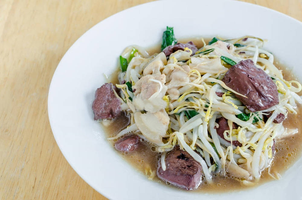 Beef And Pork Bean Sprouts Vegetable Soup Picture