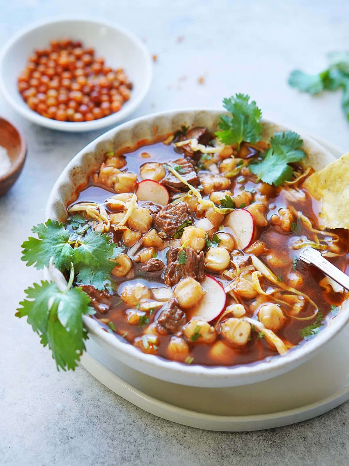 Authentic Mexican Beef Pozole Wallpaper