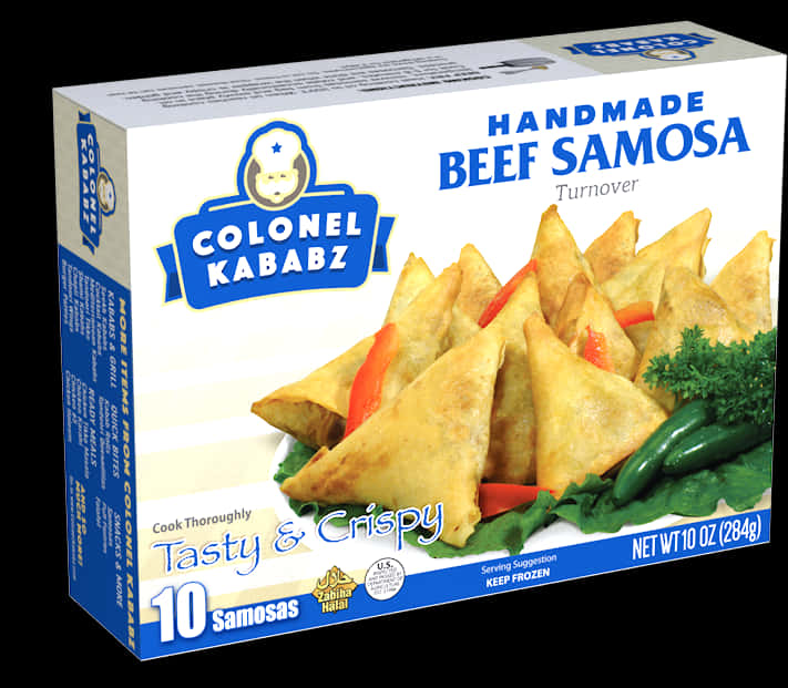 Beef Samosa Packaging Image PNG