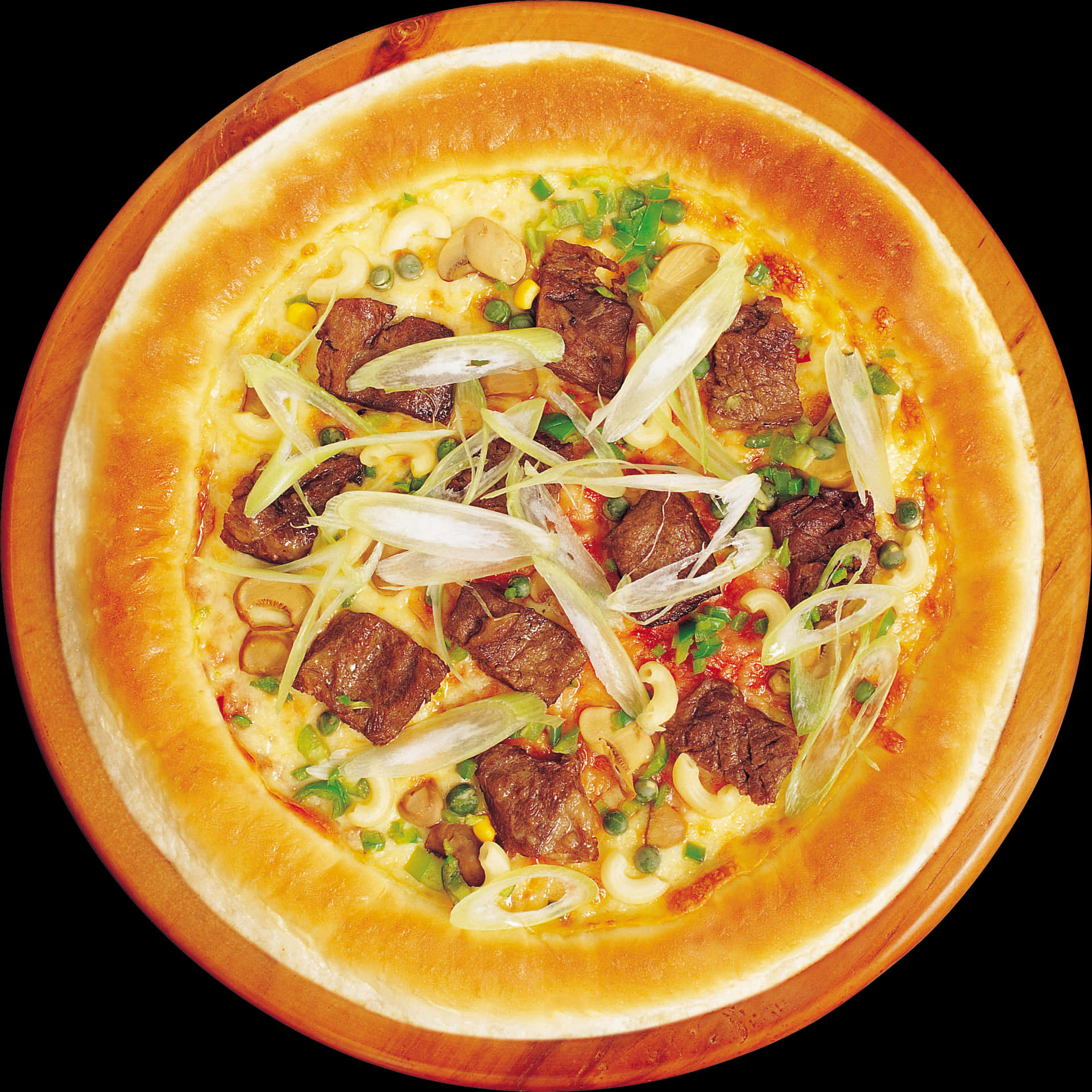 Beefand Onion Pizza Delicious Topping.jpg PNG