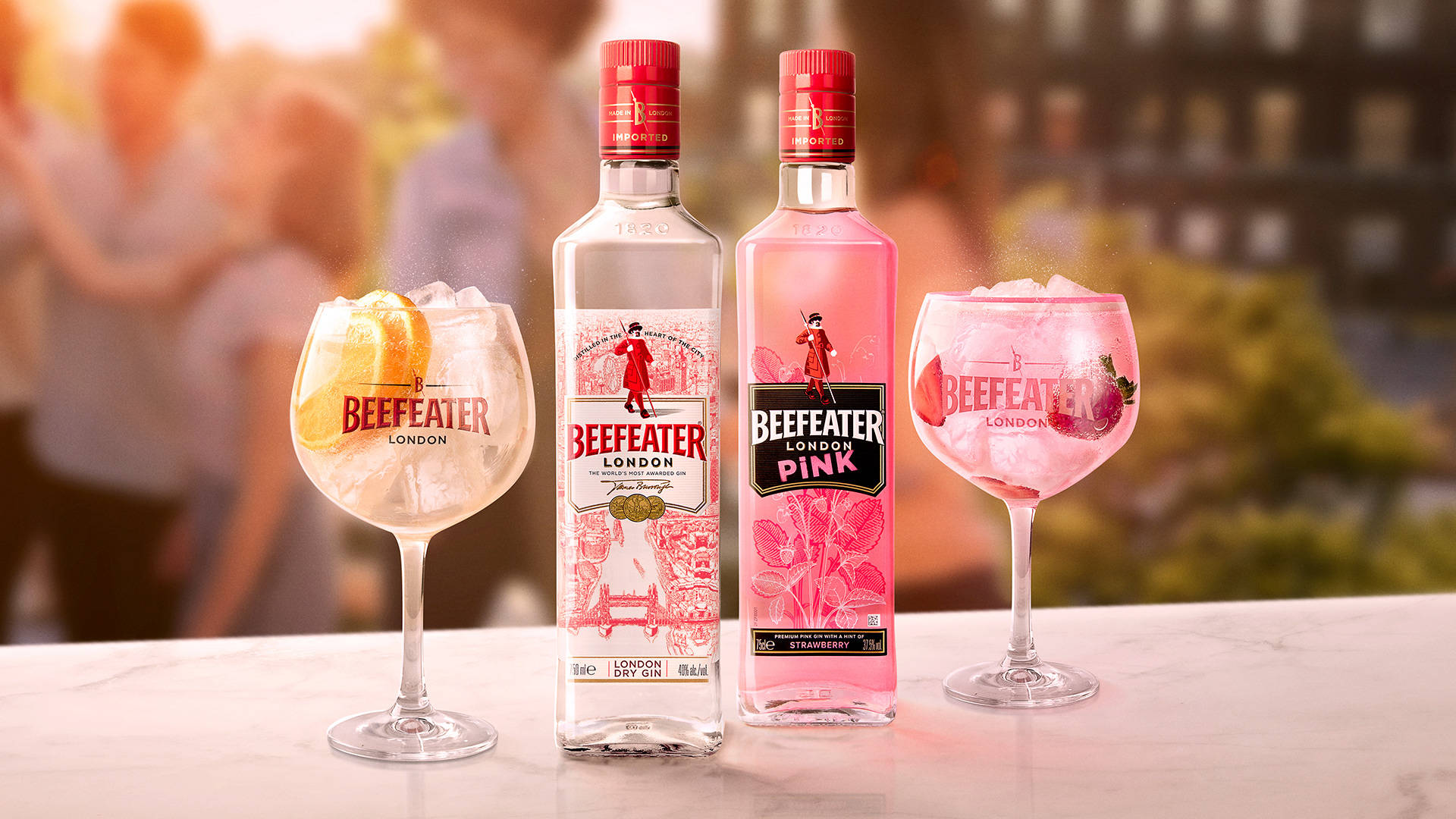 Beefeater People Background Wallpaper
