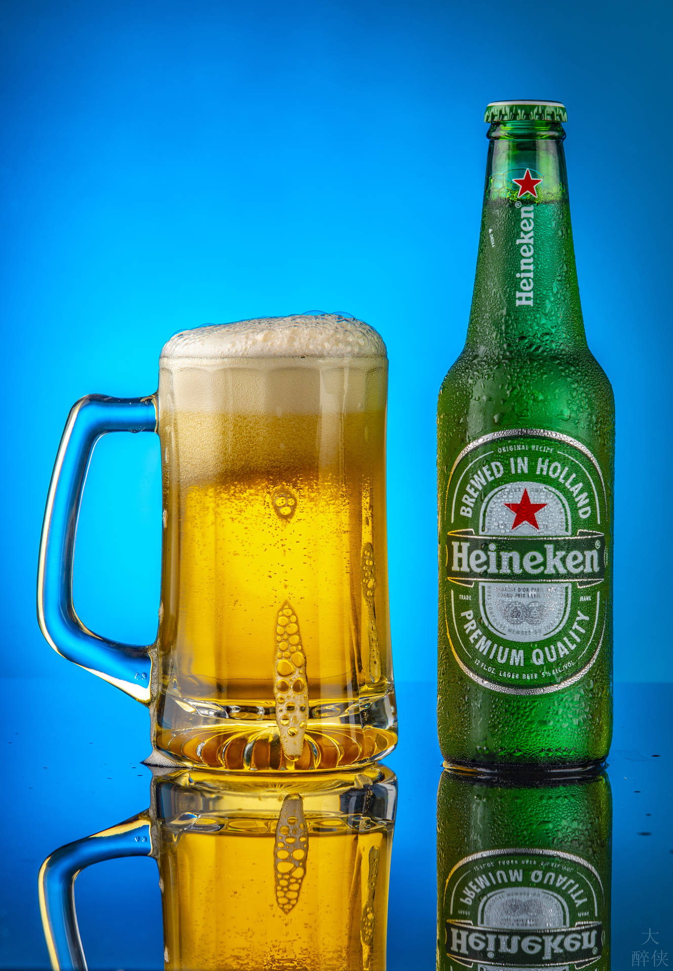Botellade Cerveza Heineken Pale Lager Fondo de pantalla