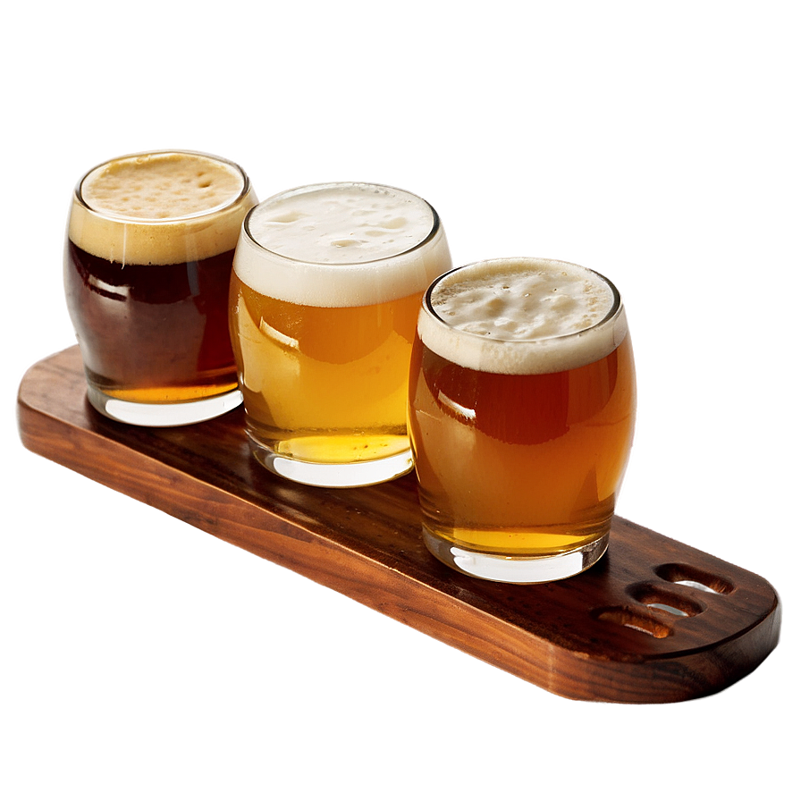 Beer Flight Sampler Png 05032024 PNG