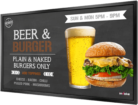 Beerand Burger Promotion Ad PNG