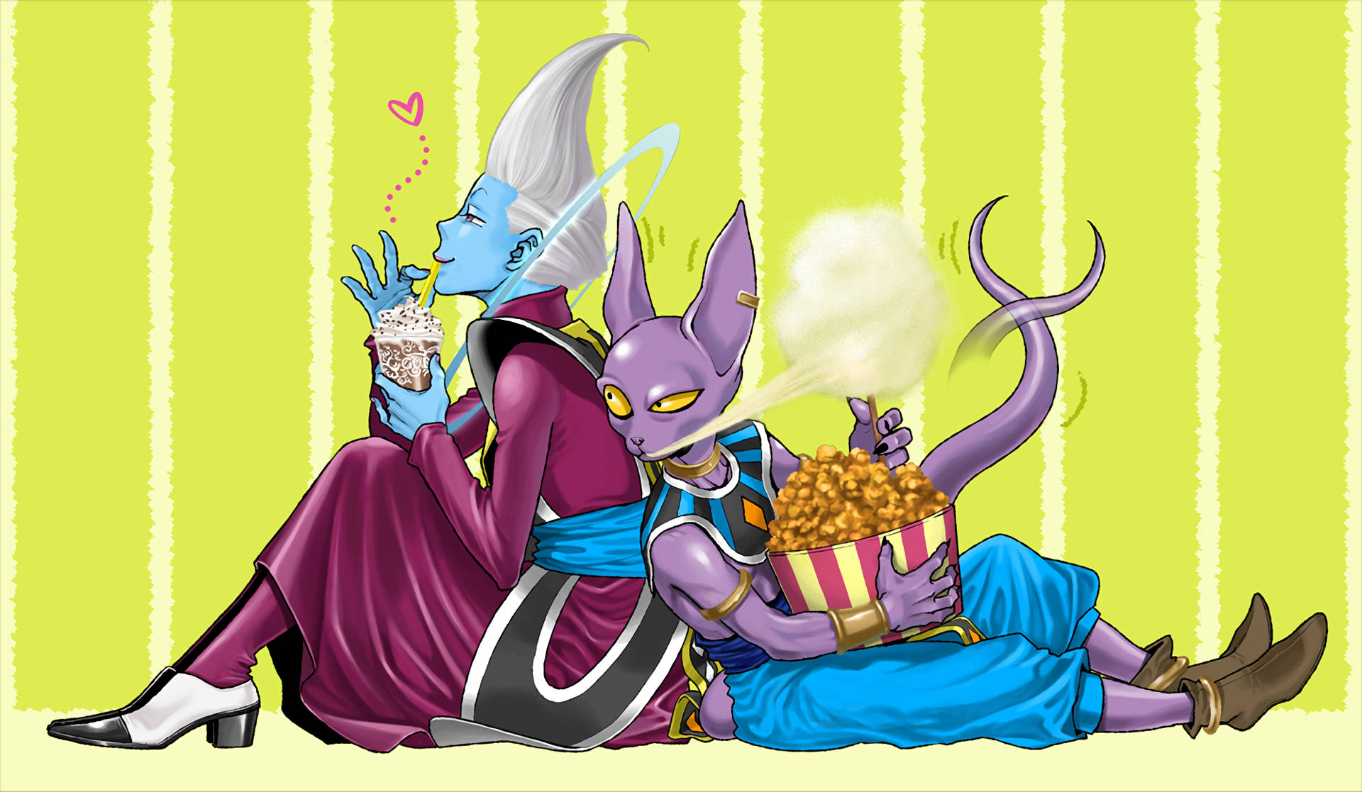 Beerus And Whis Relaxing