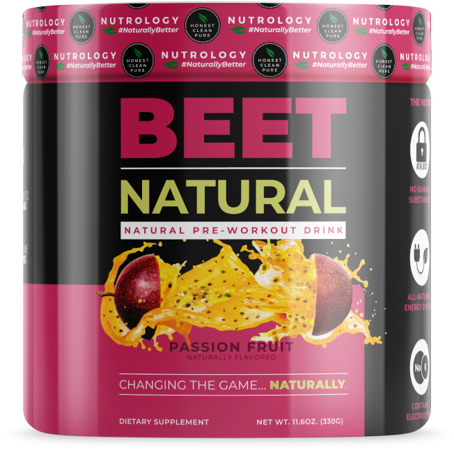 Beet Natural Pre Workout Supplement Container PNG