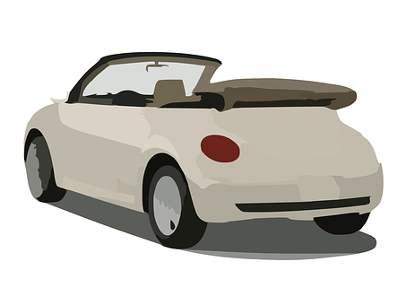 Beetle Convertible Cartoon PNG