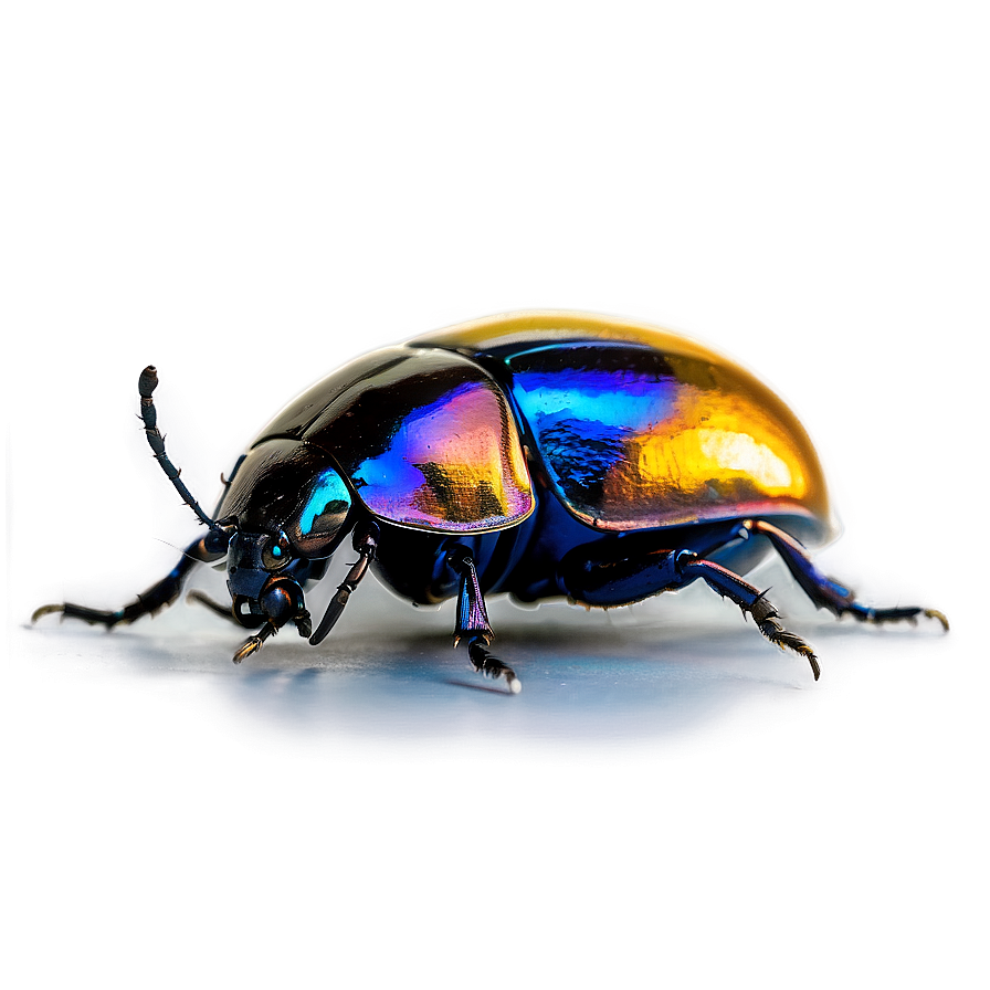 Beetle Under Magnification Png 06242024 PNG