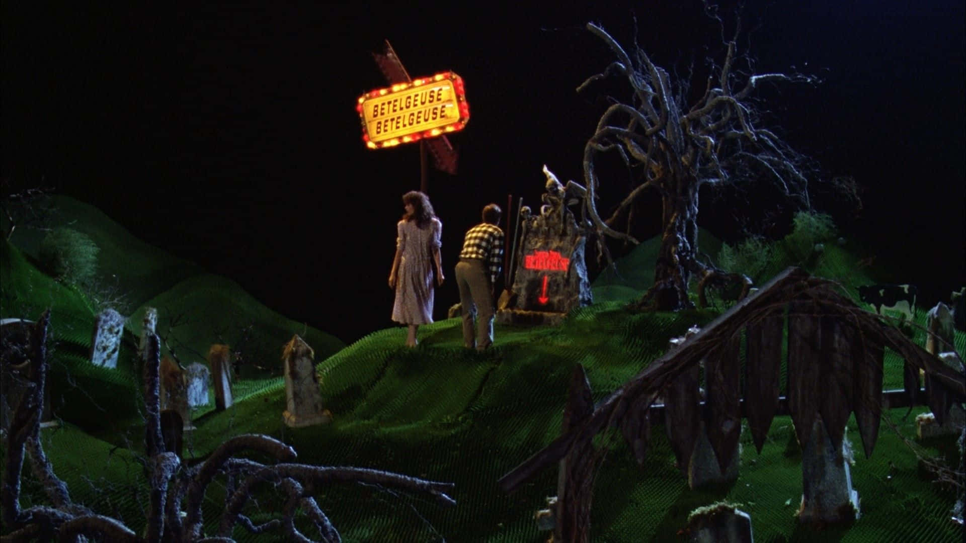 A Scene From The Nightmare Before Christmas