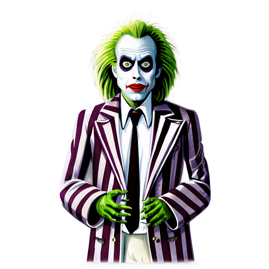 Beetlejuice Cartoon Art Png 05232024 PNG