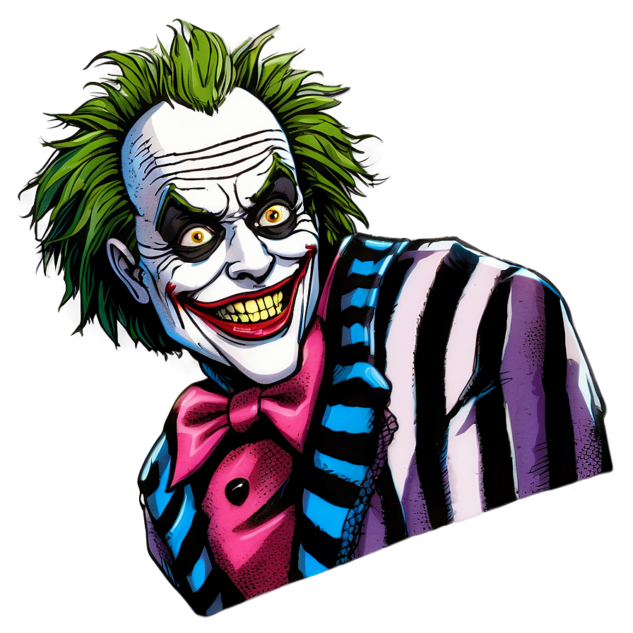 Download Beetlejuice Comic Style Png 3 | Wallpapers.com