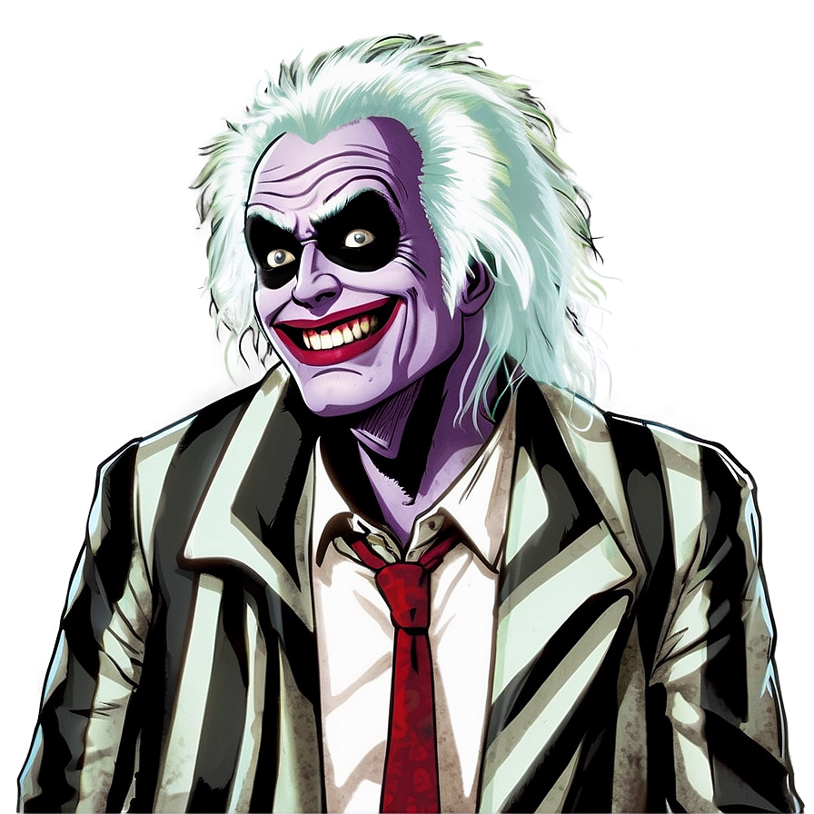 Beetlejuice Comic Style Png Keq33 PNG