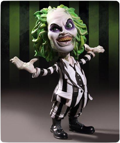 Download Beetlejuice Figure Striped Suit | Wallpapers.com