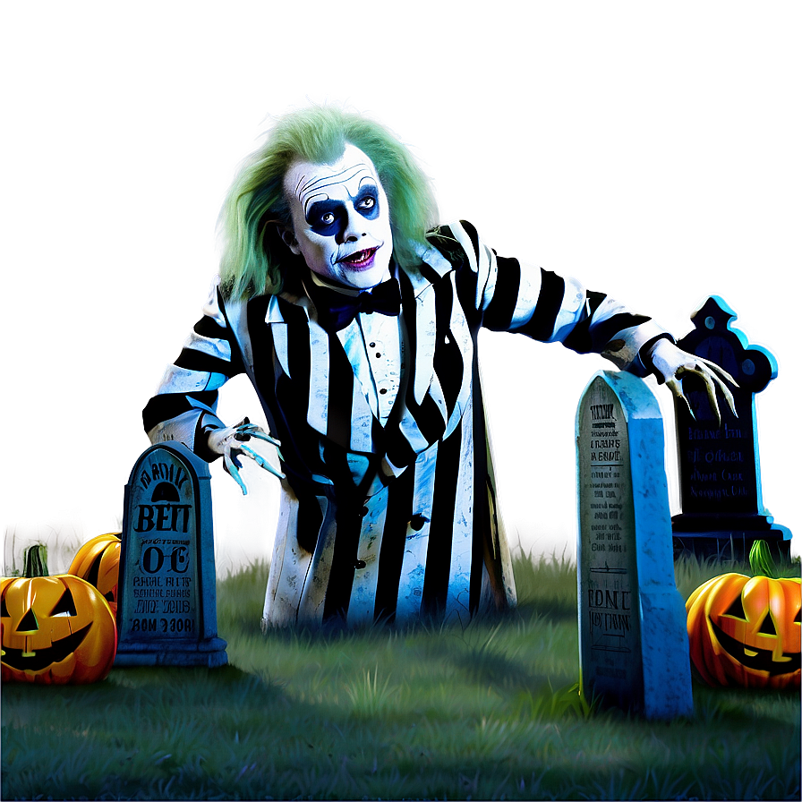 Beetlejuice Graveyard Scene Png 05232024 PNG