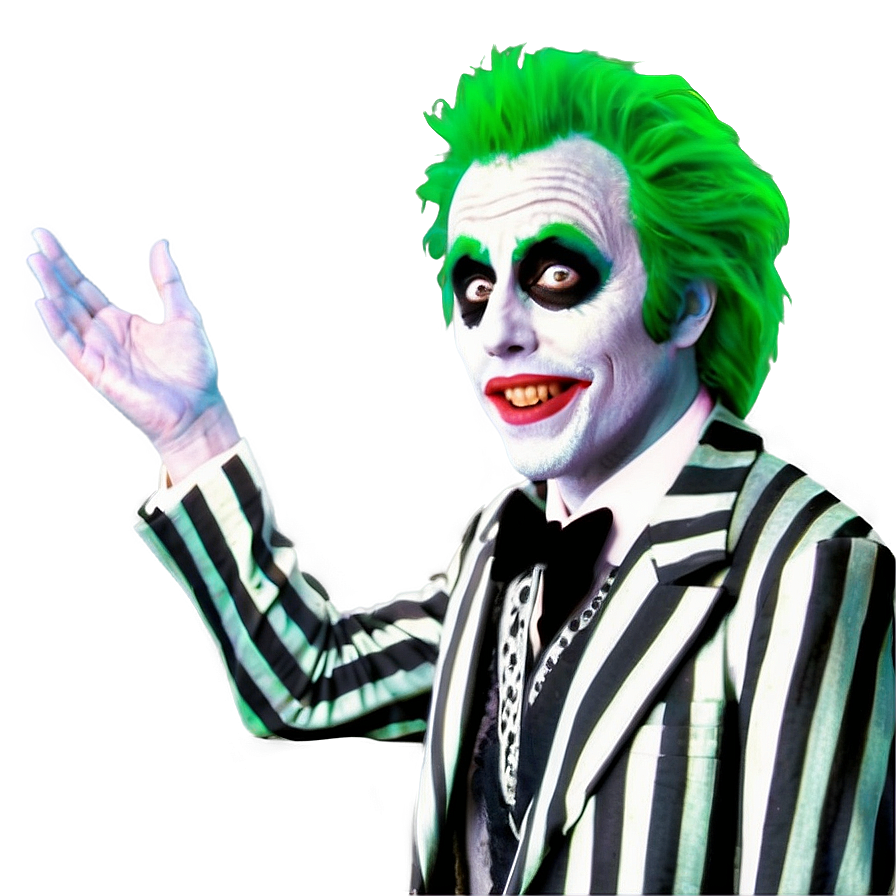 Download Beetlejuice Green Hair Png Aat | Wallpapers.com