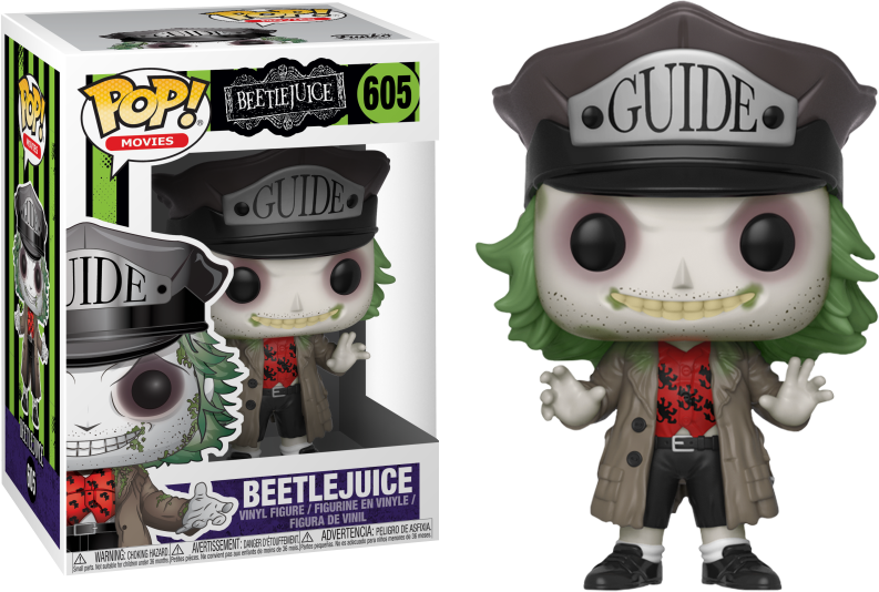 Beetlejuice Guide Pop Figure PNG