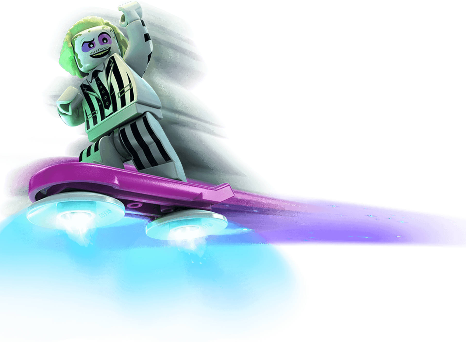 Download Beetlejuice Lego Hoverboard Adventure | Wallpapers.com