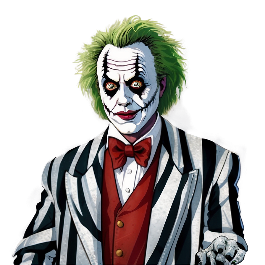 Beetlejuice Minimalist Art Png 05232024 PNG