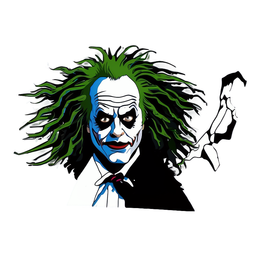 Beetlejuice Minimalist Art Png 05232024 PNG