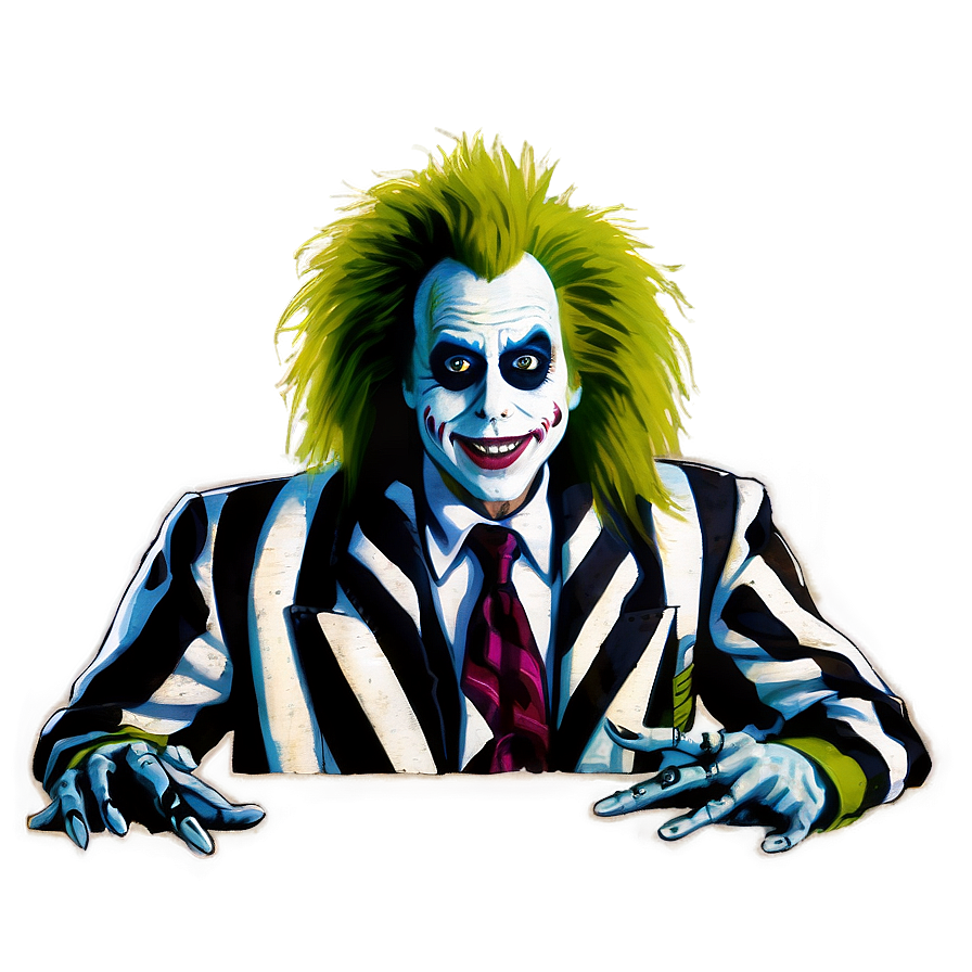 Beetlejuice Vintage Poster Png Dlt57 PNG