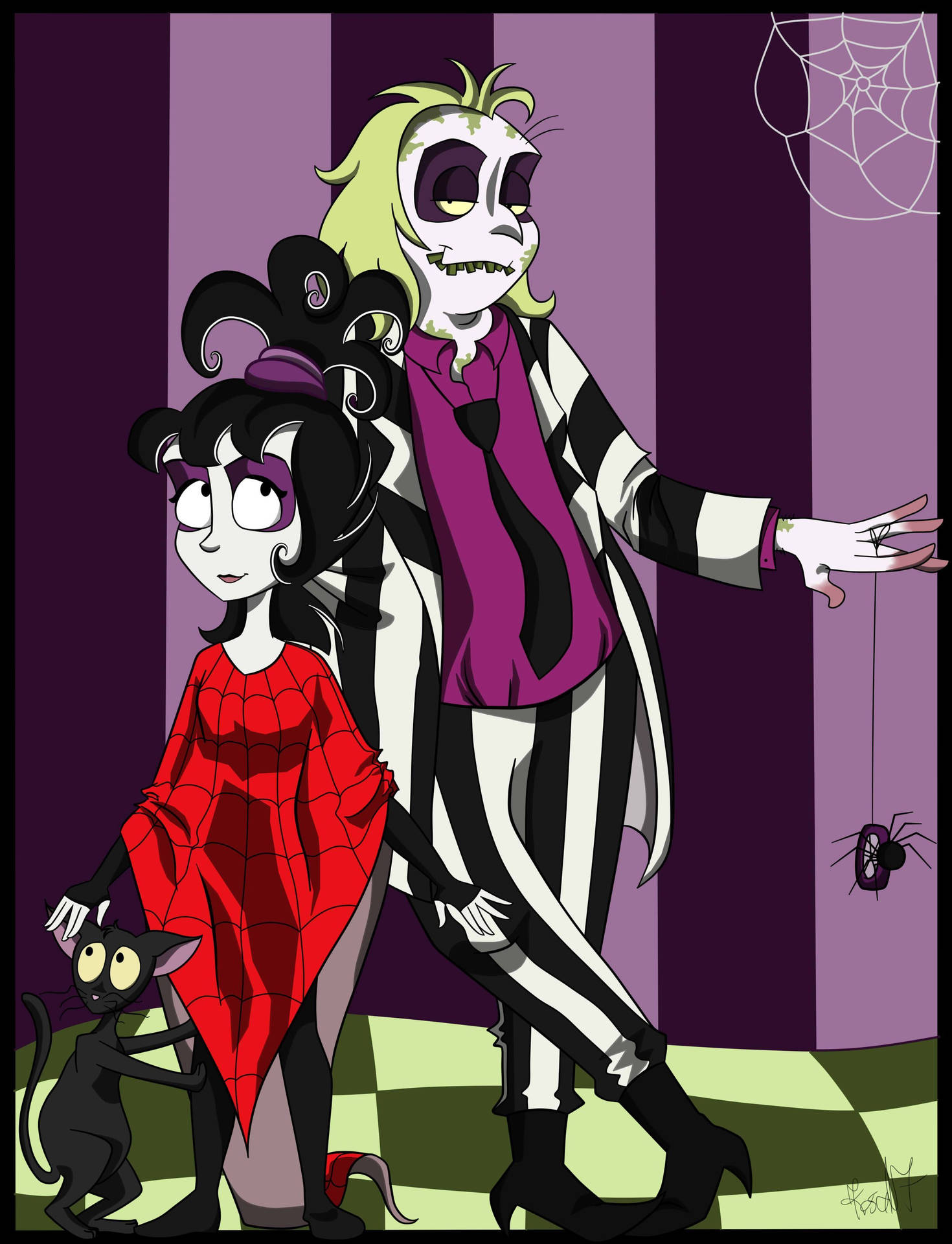 Beetlejuice With Friends Wallpaper