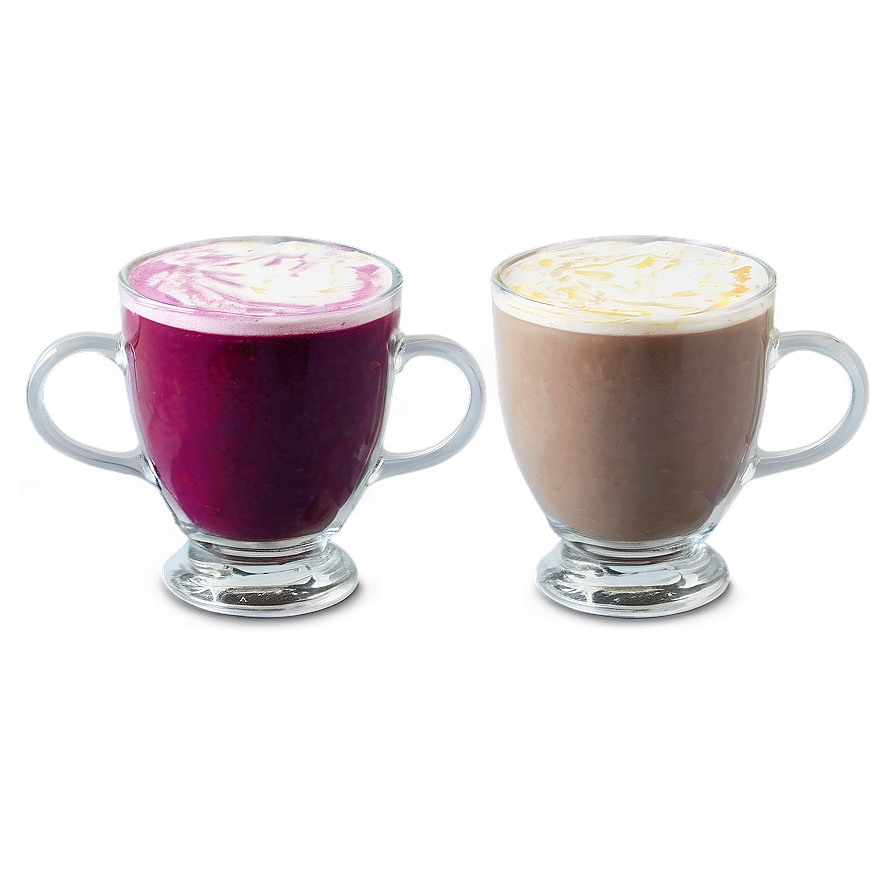 Beetroot Latte Vibrant Png 06132024 PNG