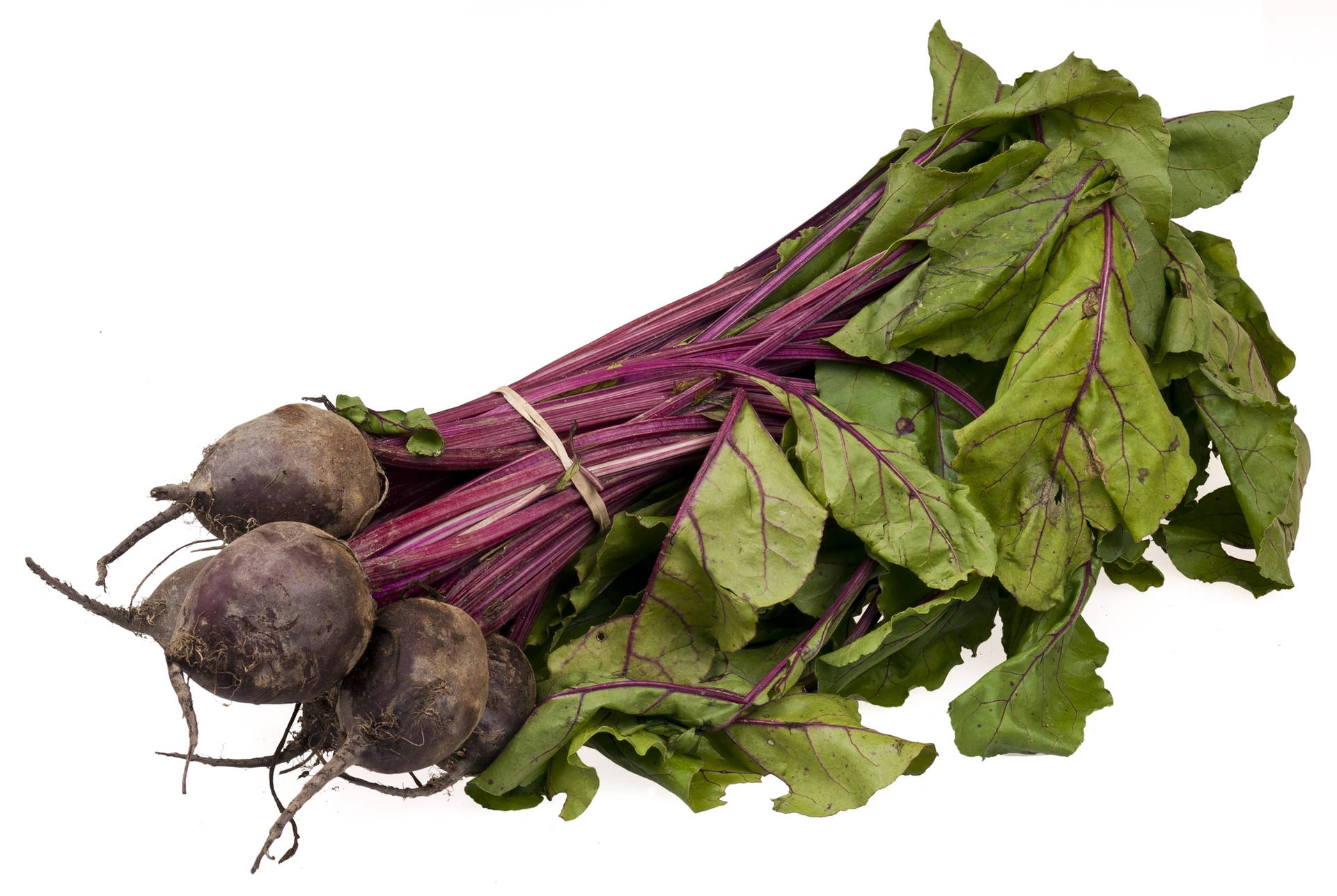 Beetroots Bundle With Withered Leaves Wallpaper