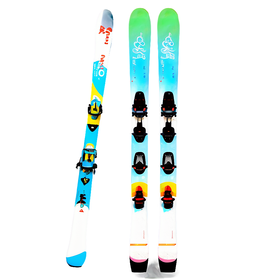 Beginner Skis Png 06132024 PNG