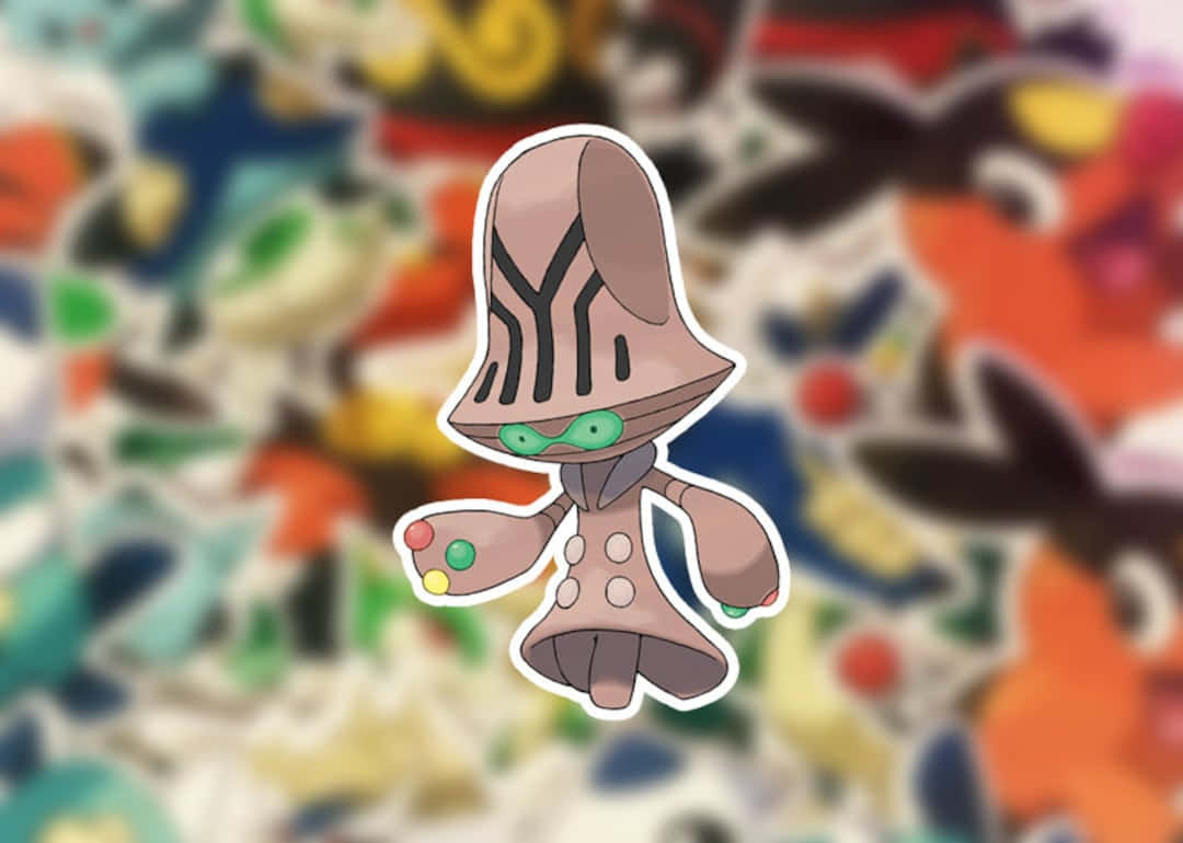 Beheeyem With Blurry Pokémon Wallpaper
