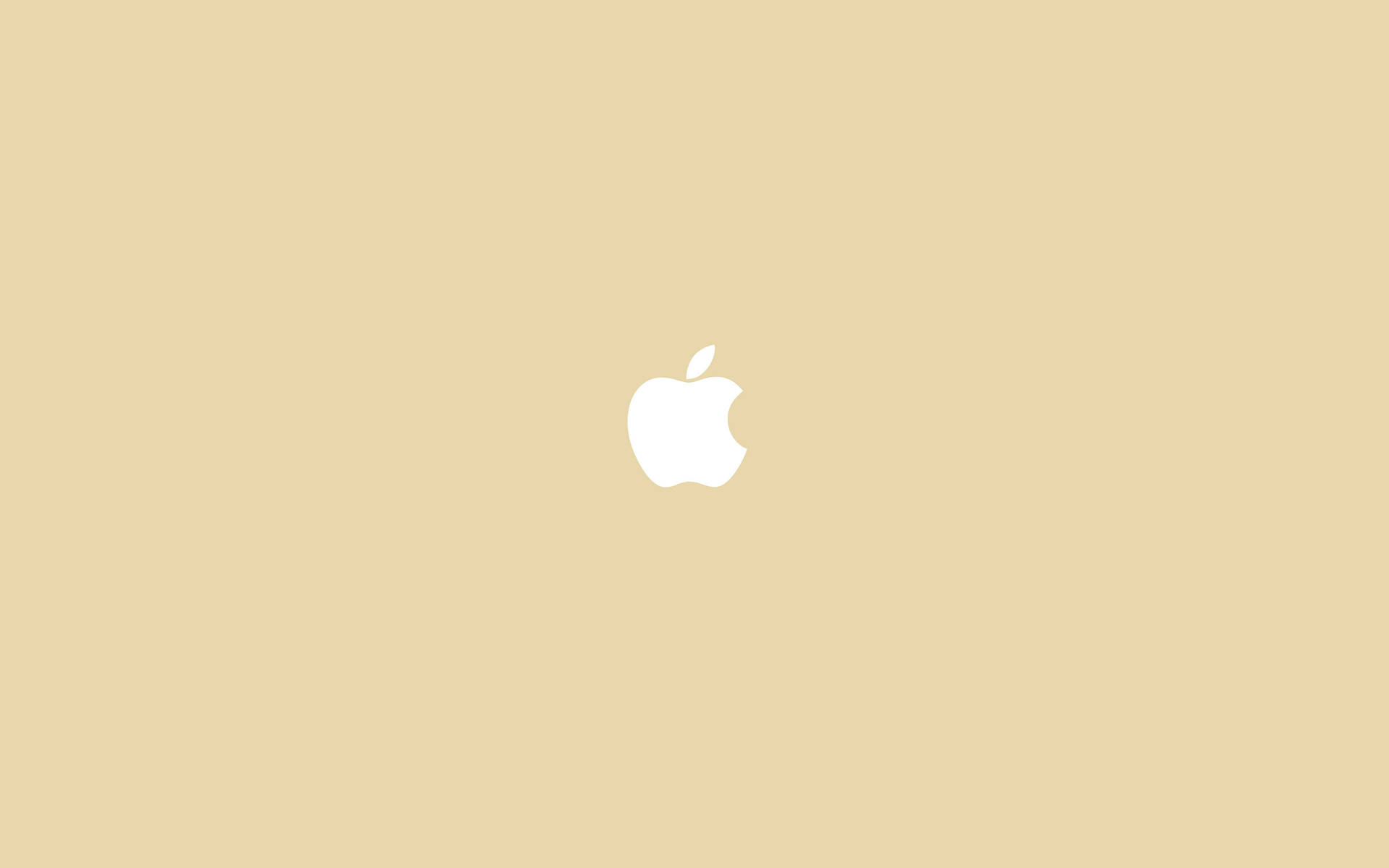 Beige Apple Emblem