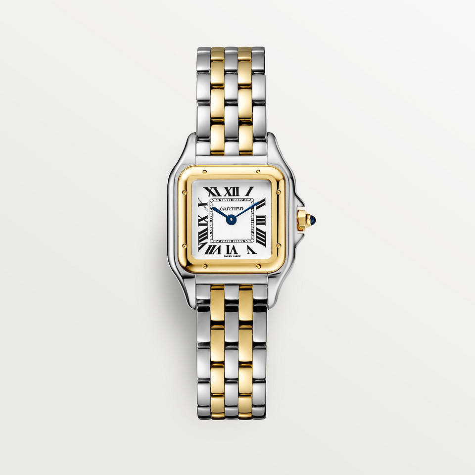 Beigecartier Traditional Watch - Beige Cartier Traditionell Klocka. Wallpaper