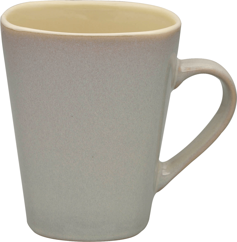 Beige Ceramic Coffee Mug PNG