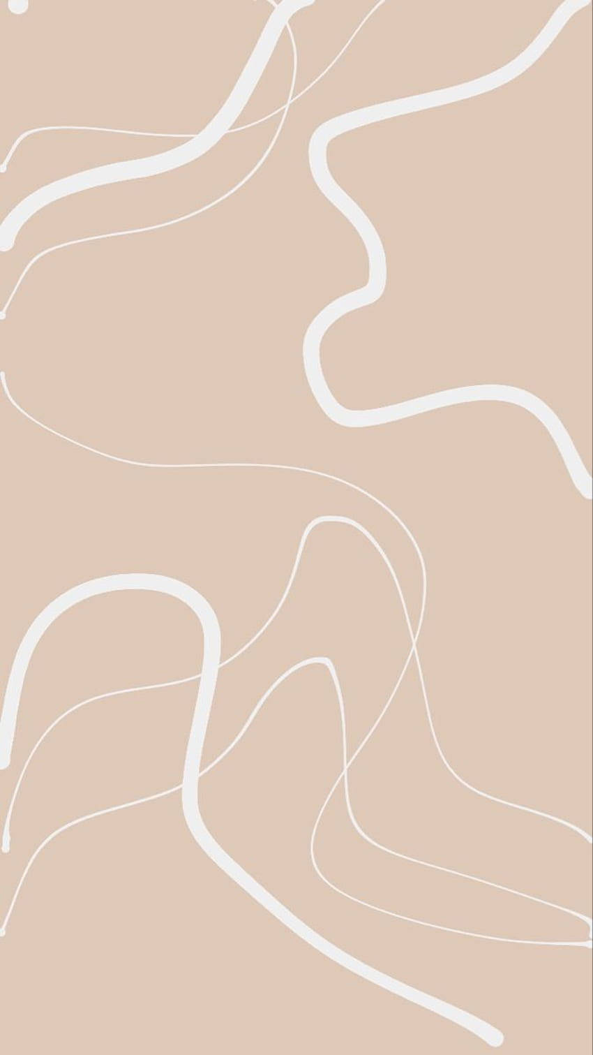 Comforting shades of beige pastel evoke a peaceful atmosphere Wallpaper