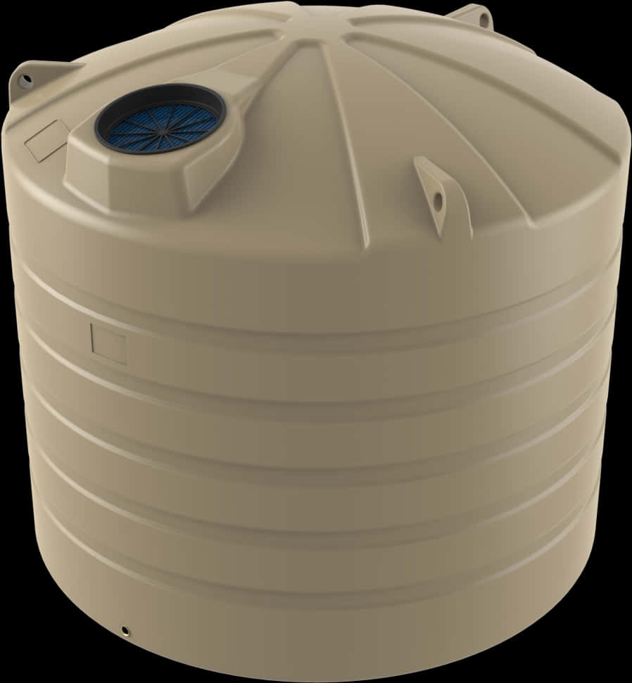 Beige Plastic Water Storage Tank PNG