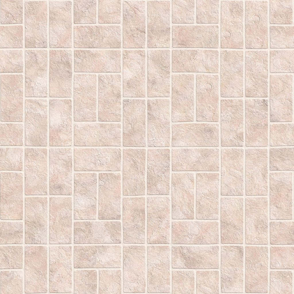 Beige Stone Tile Pattern Texture Wallpaper