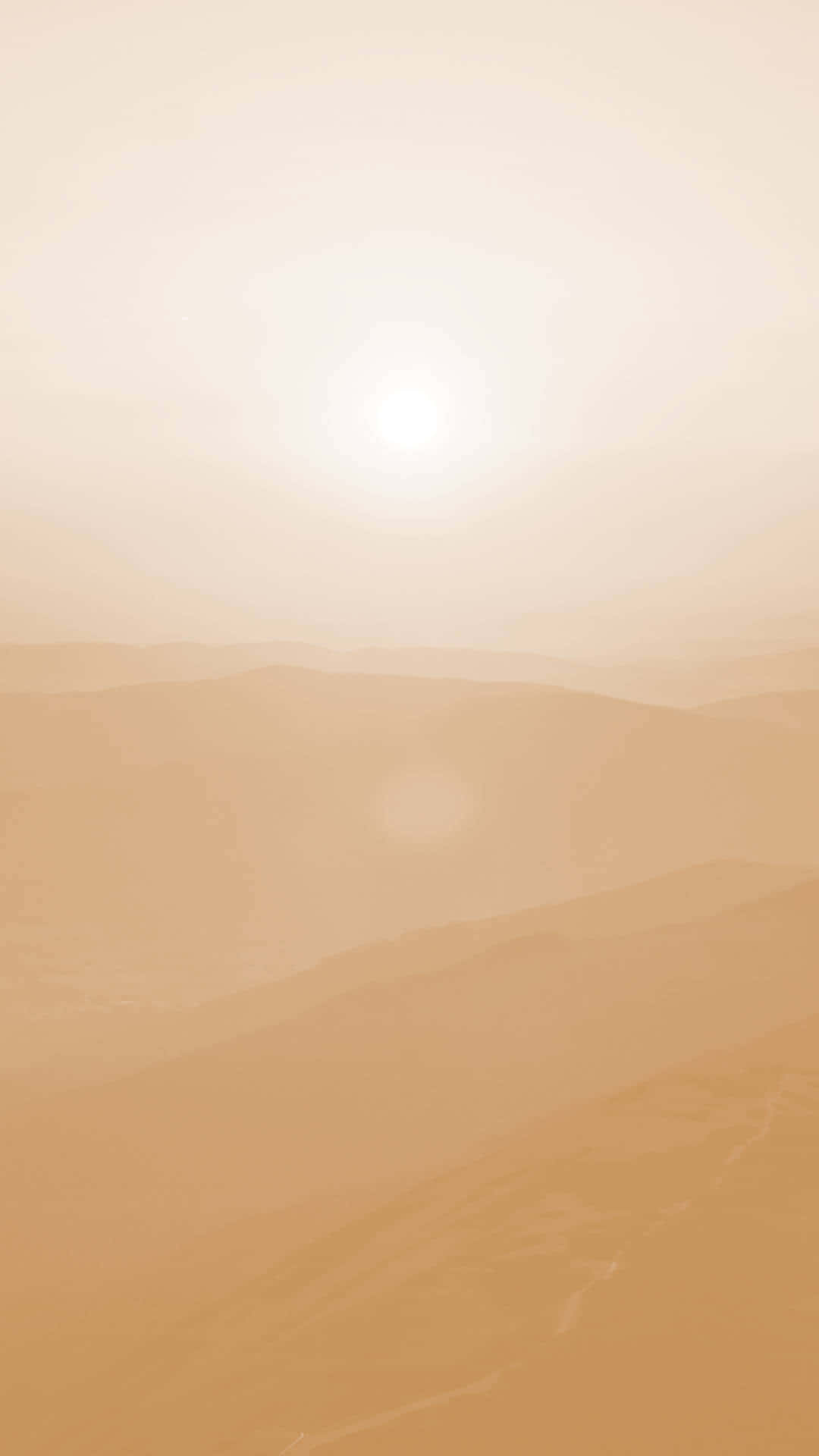 Beige Vanilla Desert Sunrise Wallpaper