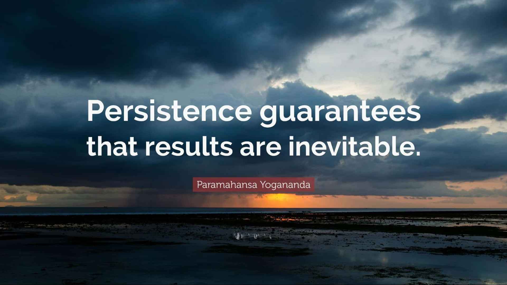 Being Persistent Guarantees Inevitable Results Wallpaper