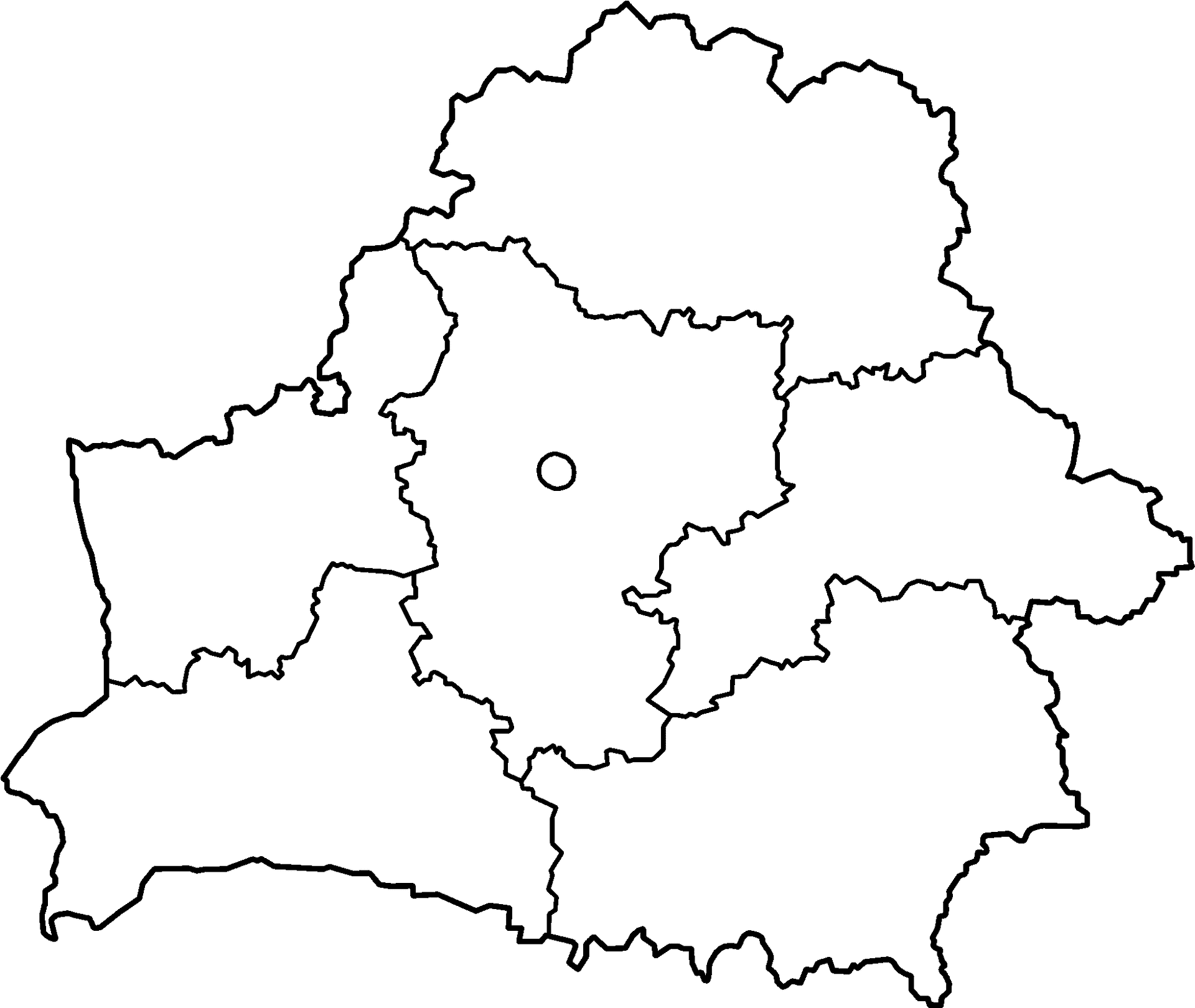Belarus Outline Map PNG
