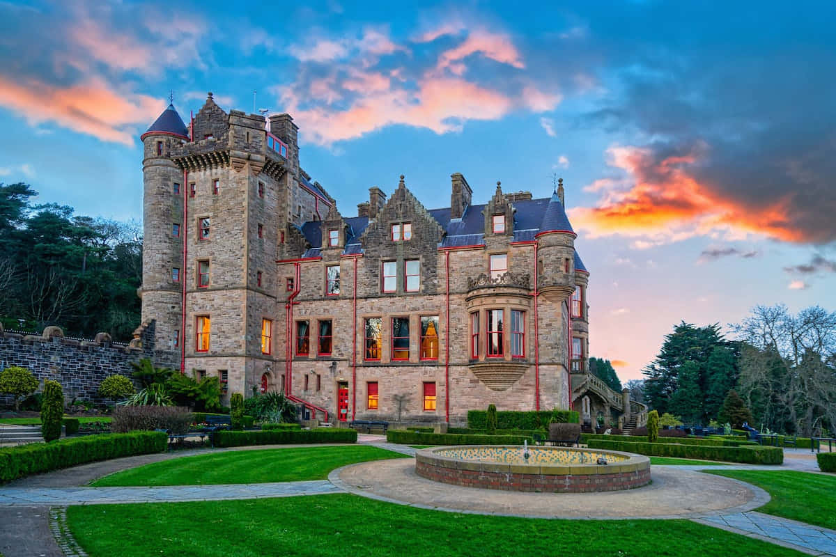 Belfast Castle Sunset View Wallpaper