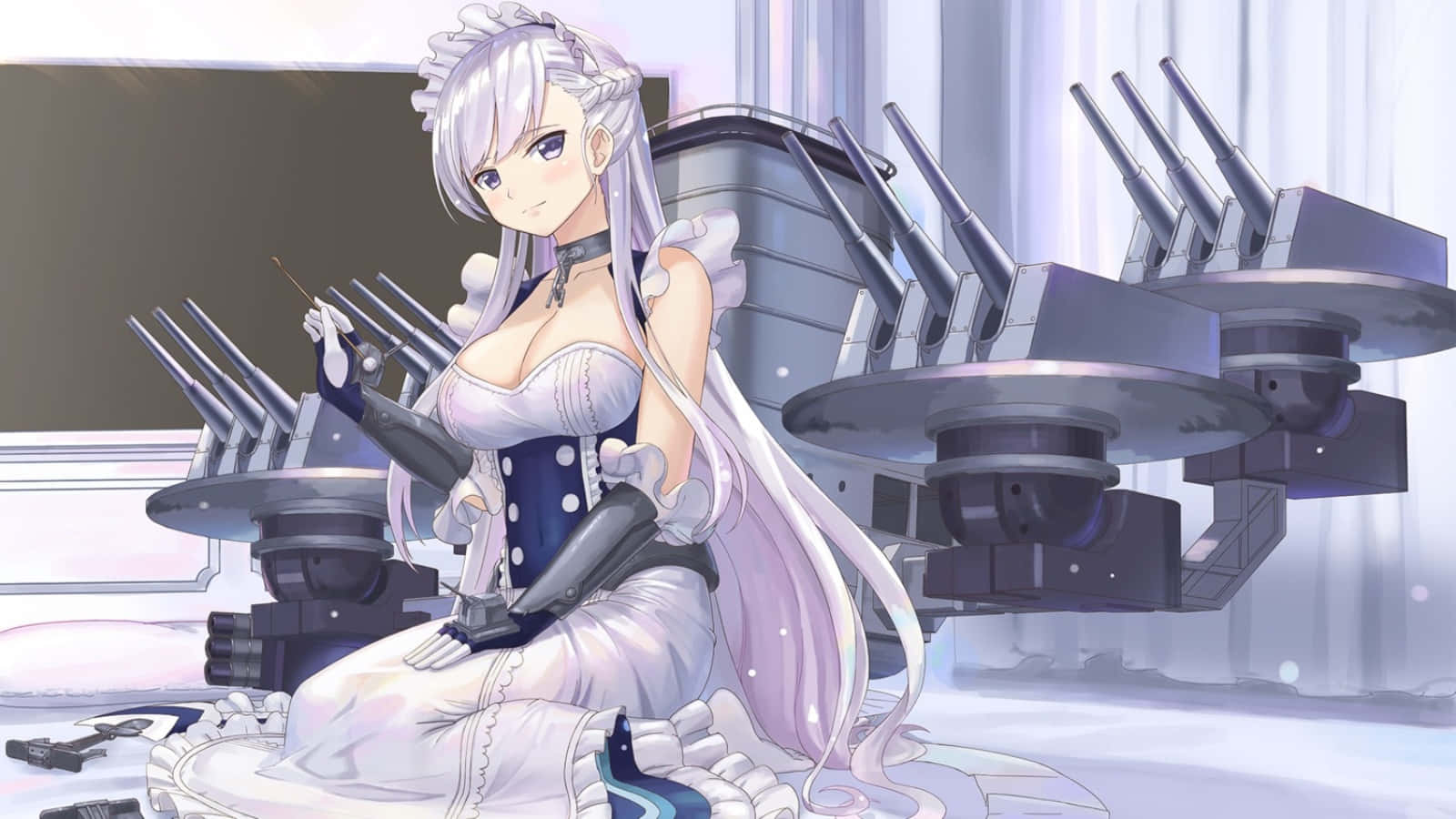 Belfast, The Azur Lane Maven Wallpaper