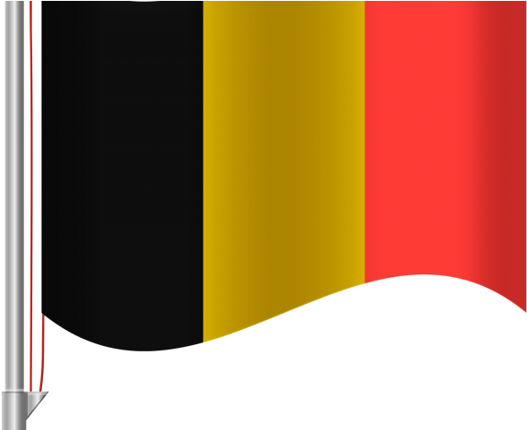 Belgian Flag Waving PNG