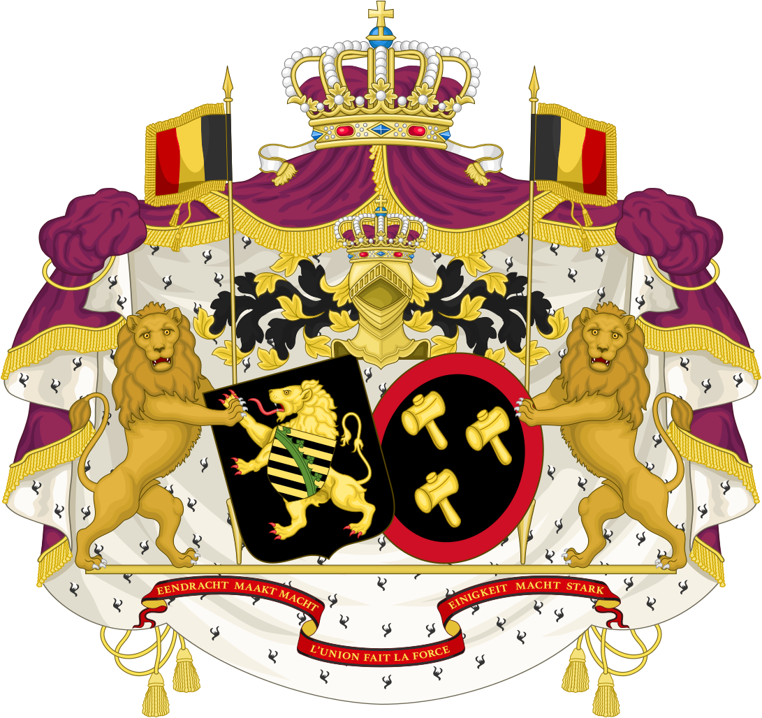 Belgian_ Royal_ Coat_of_ Arms PNG