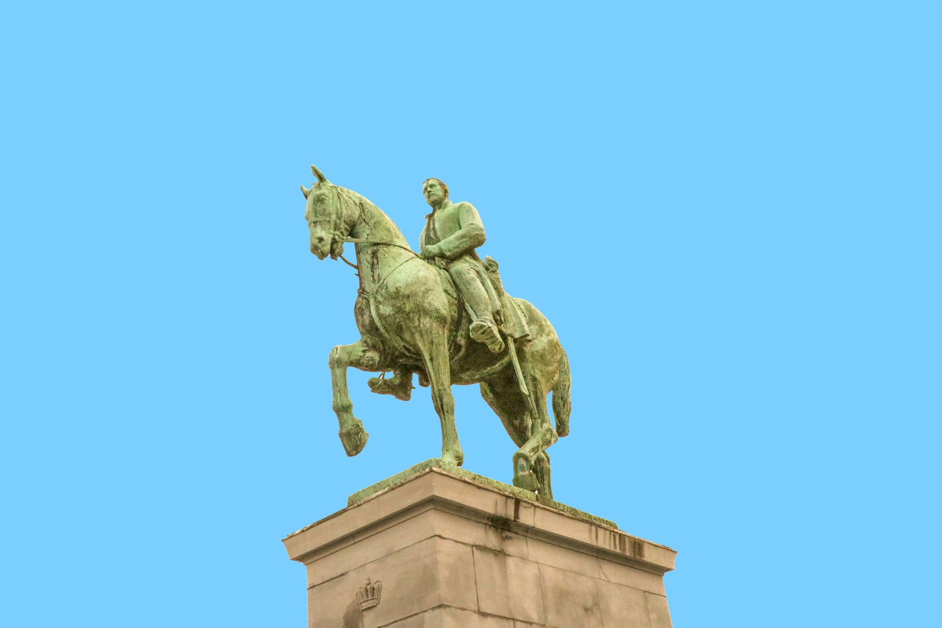Belgien Equestrian Statue Wallpaper