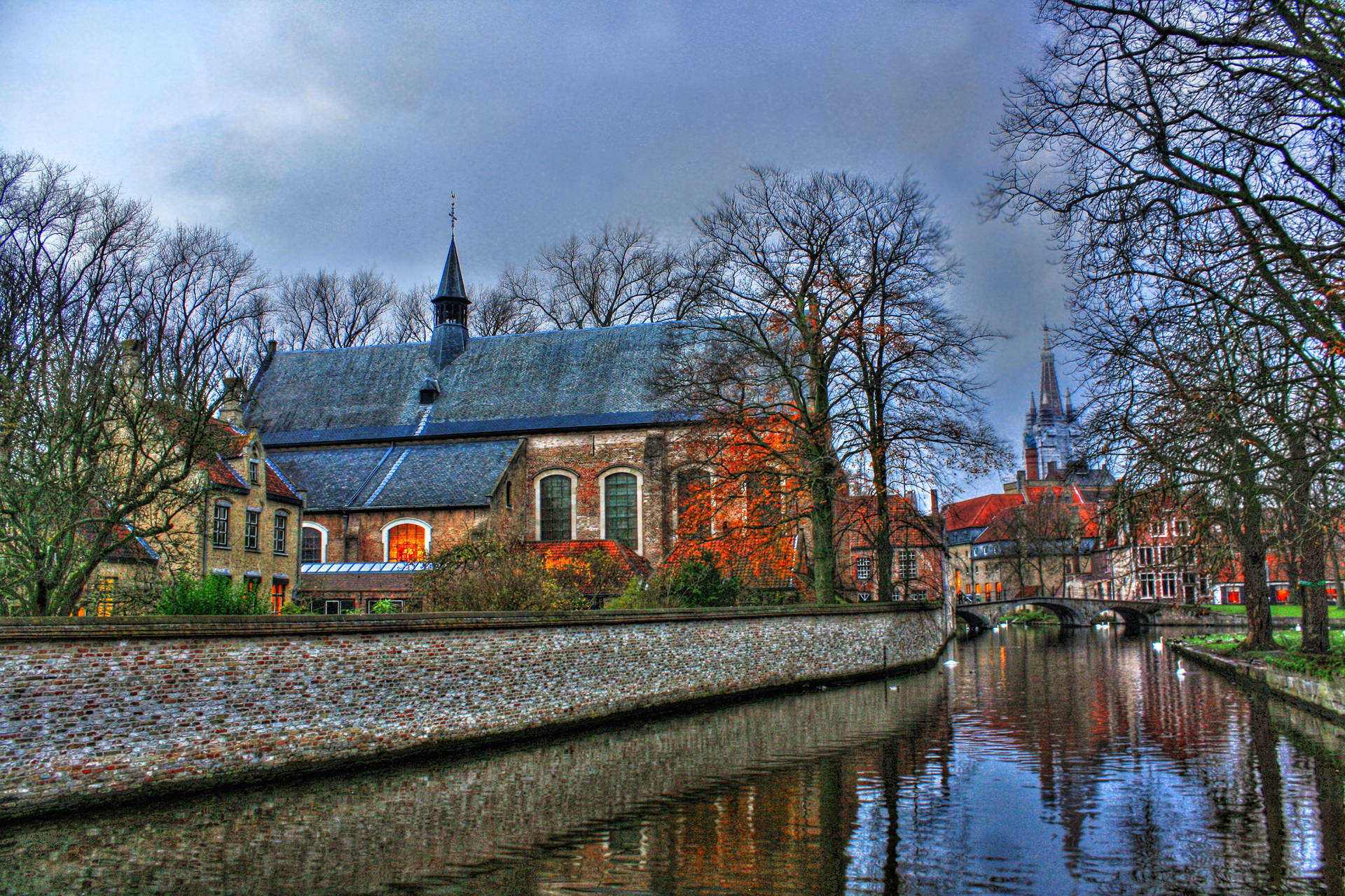 Belgium Monastery Canals